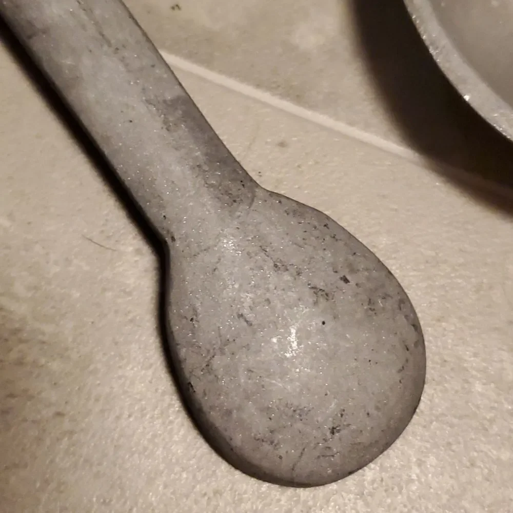 Vintage Aluminum Spoon & Fork Set